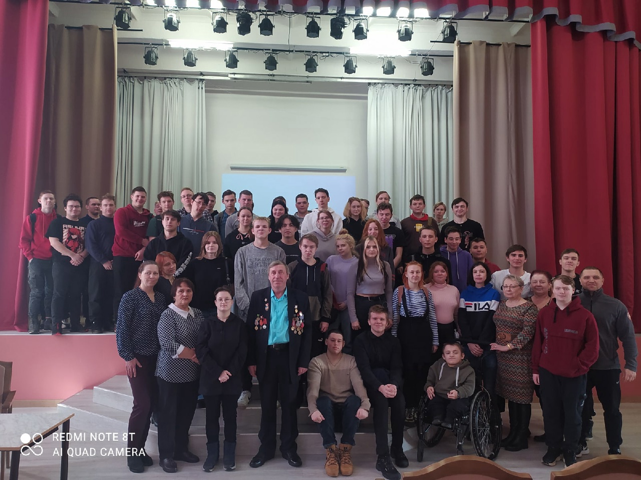 Встреча студентов с "Боевым братством".