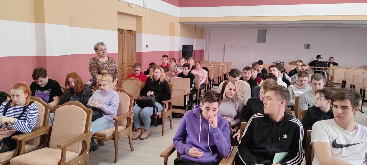 Встреча студентов с "Боевым братством".